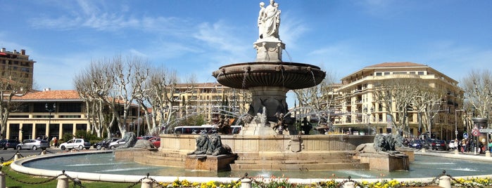 Cours Mirabeau is one of 36 hours in...Aix-en-Provence.