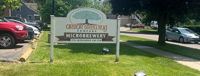 Arbor Brewing Company Microbrewery is one of Brewed in Michigan.