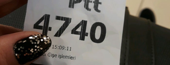 Kızıltoprak PTT is one of . : понравившиеся места.