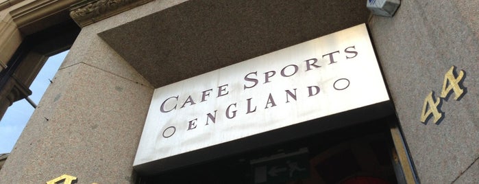 Cafe Sports England is one of Uk trip.