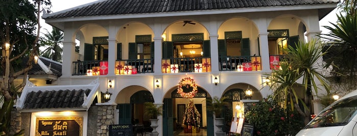Villa Santi Hotel Luang Prabang is one of henry'in Beğendiği Mekanlar.