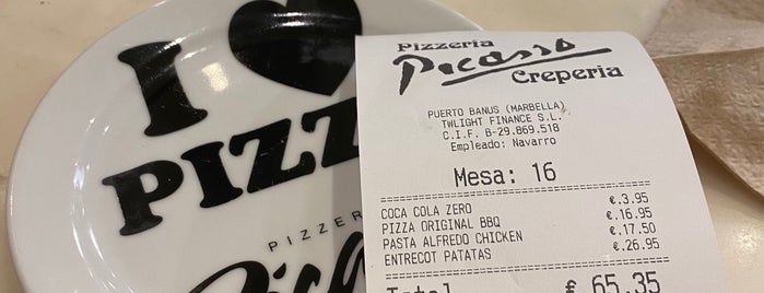 Pizzeria Picasso is one of VEGAN 🌱 MARBELLA.