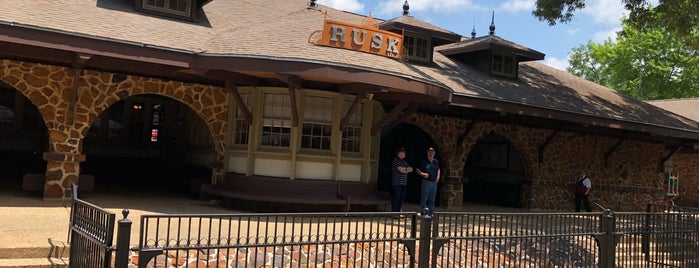 Texas State Railroad Rusk Depot is one of Houston Area Family Fun.