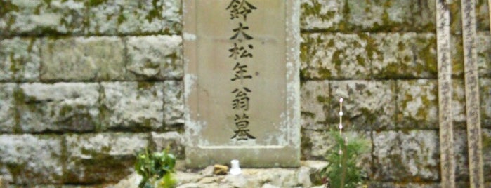 鈴木松年 墓所 is one of 立てた墓 2.