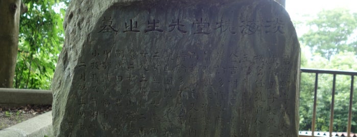 淡海槐堂（板倉筑前介） 墓所 is one of 立てた墓3.