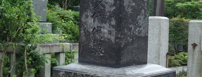 尾上梅幸 墓所 is one of 立てた墓3.