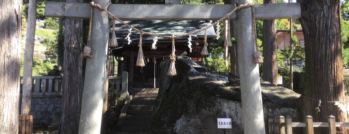 児玉石神社 is one of かんたんのゆめ｜東方的諏訪観光ガイド2013収録地.