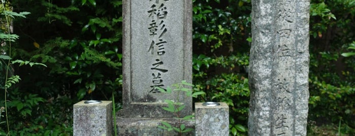 稲生若水 墓所 is one of 立てた墓3.