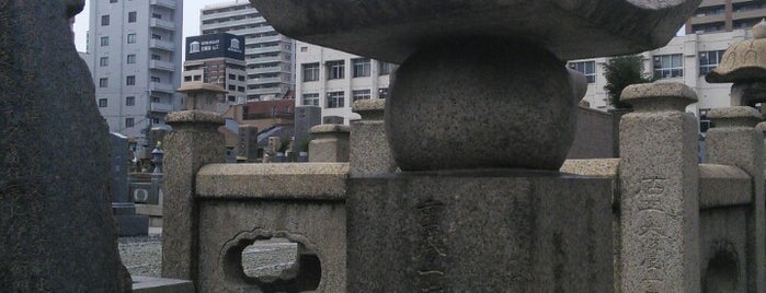 坂田藤十郎 墓所 is one of 四天王寺の堂塔伽藍とその周辺.