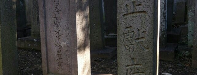 林鳳岡（大学頭信篤） 墓所 is one of 忠臣蔵事件【江戸】.