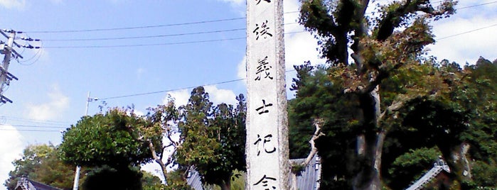 天誅義士記念碑 is one of 天誅組大和義挙史跡.