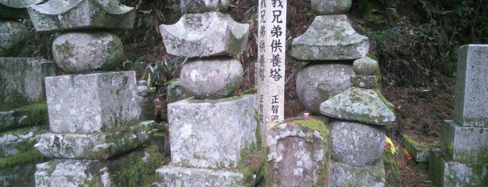 曽我兄弟供養塔 is one of 高野山の著名人墓標（奥の院から山上一帯）.