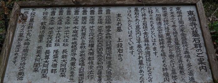 輪足山 東福寺 is one of 菊池一族の興亡.