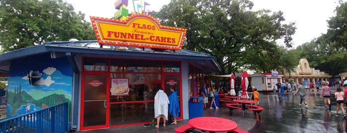 Flags Funnel Cakes is one of Six Flags Over Texas - The Big List.
