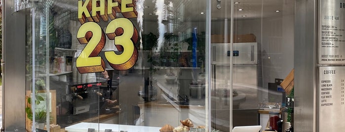 Kafe 23 is one of Independent Coffee London 2.