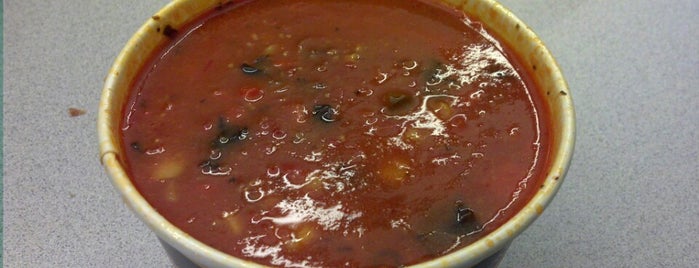 The Original Soupman is one of The 15 Best Places for Soup in the Theater District, New York.