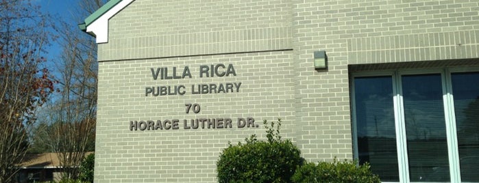 Villa Rica Public Library is one of Chester 님이 좋아한 장소.