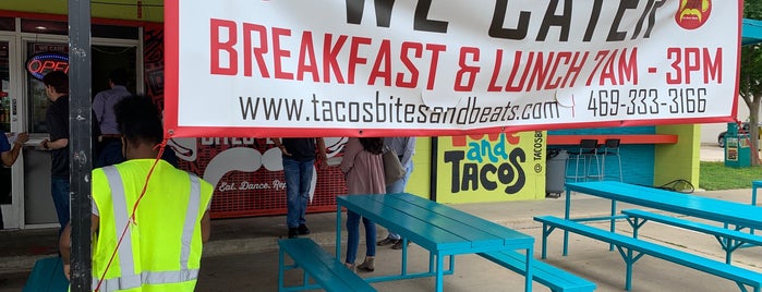 Tacos Beats And Bites is one of Dallas Tacos.