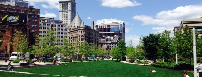 The Rose Kennedy Greenway is one of Boston, MA.