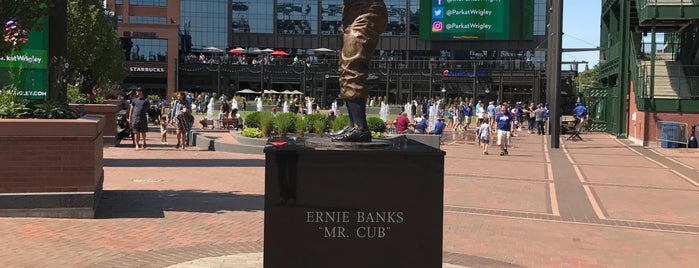 Ernie Banks Statue by Lou Cella is one of Things to do in Chicago.