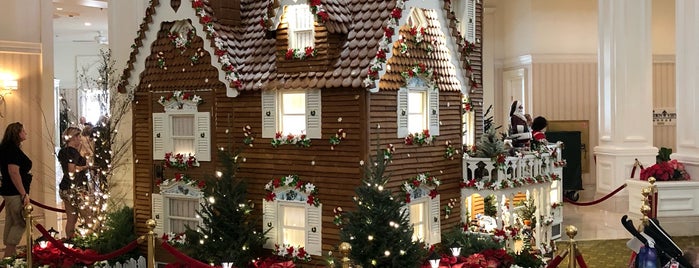 Grand Floridian Gingerbread House is one of WDW.