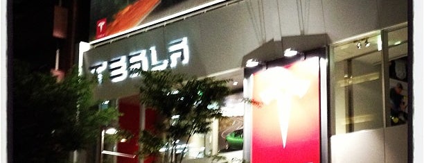 TESLA Aoyama is one of VENUES of the FIRST store.
