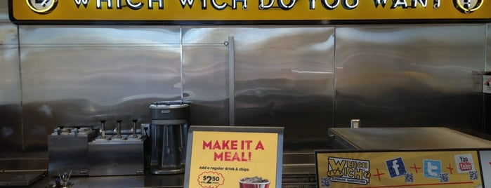 Which Wich? Superior Sandwiches is one of Destiny 님이 저장한 장소.