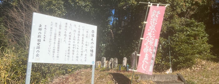 小幡上総介信貞の墓 is one of 愛知県の史跡X 新城 設楽 奥三河.