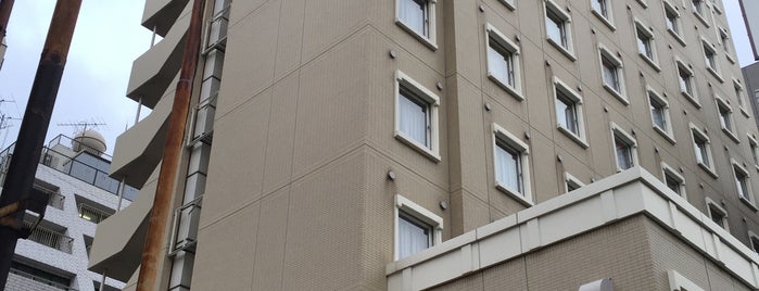 Hotel Hokke Inn Hatchobori is one of 泊まったことのあるホテル.