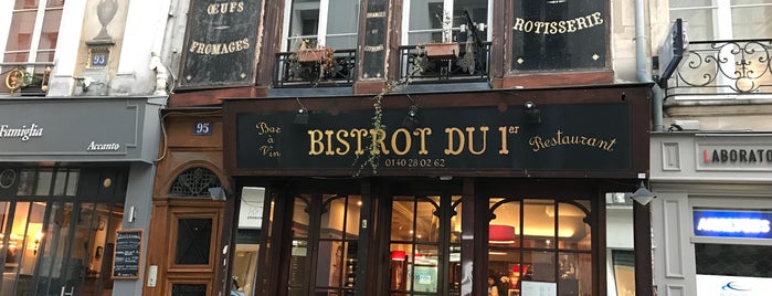 Bistrot du 1er is one of Paris gourmand.
