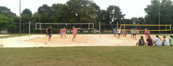 Sand Volleyball Courts is one of Tempat yang Disukai The1JMAC.