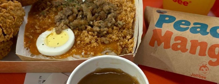 Jollibee is one of Places to eat.