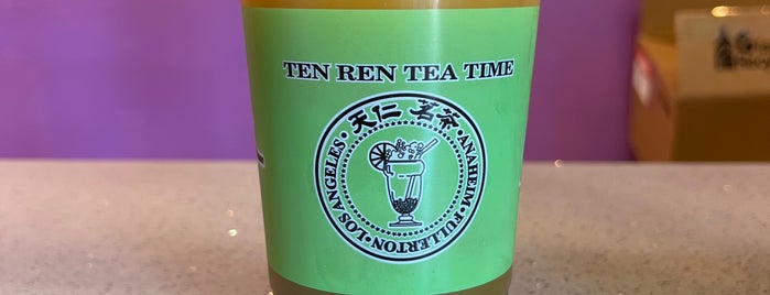 Ten Ren's Tea Time is one of Serves boba.