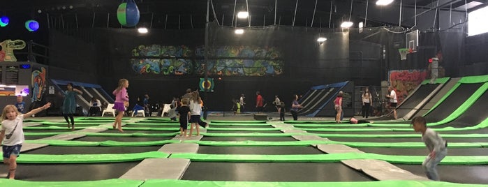 JumpJam Trampoline Park is one of Family Fun on Bad Weather Days.