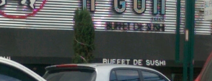Sushi n'gon Buffet De Sushi is one of สถานที่ที่บันทึกไว้ของ Ana.
