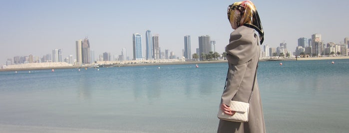 Al Mamzar Beach Park is one of Swim.