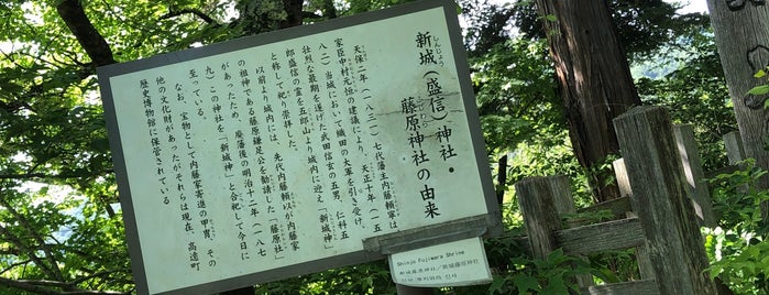 新城神社・藤原神社 is one of 高遠城址公園.
