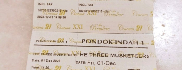 Pondok Indah 1 XXI is one of Bioskop di Indonesia.