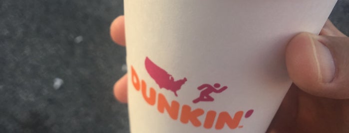 Dunkin' is one of check ins.