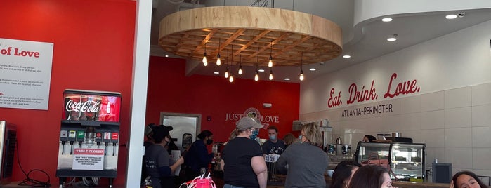 Just Love Coffee Cafe is one of sandy springs.