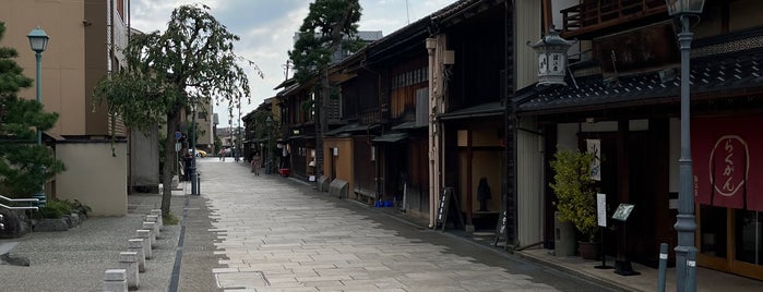 Nishi Chaya District is one of Business trip to Kanazawa 2023.