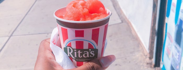 Rita's Italian Ice & Frozen Custard is one of faves.