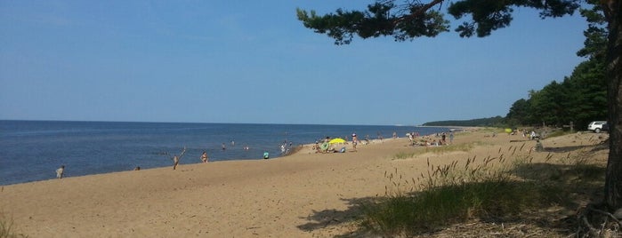 Saulkrastu pludmale pie Baltās kāpas is one of Travel Latvia.