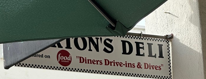 Norton's Pastrami & Deli is one of Triple D Checklist.