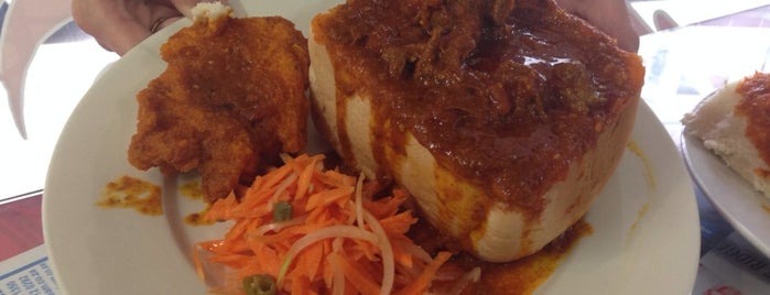 Oriental Take Away is one of The Durban Bunny Chow list.