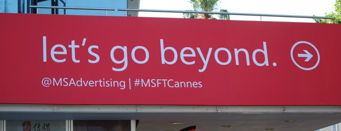 Microsoft Advertising Beach Club At The Cannes Lions Festival is one of Joint's Excellent Cannes Lions Tips.