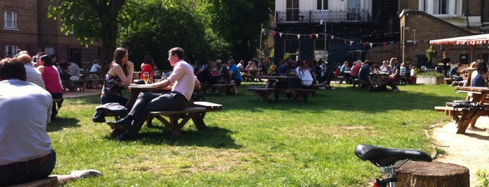 The People's Park Tavern is one of London Beer Gardens.