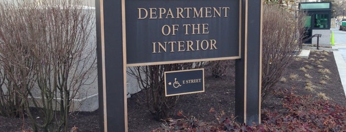 U.S. Department of the Interior is one of Washington.