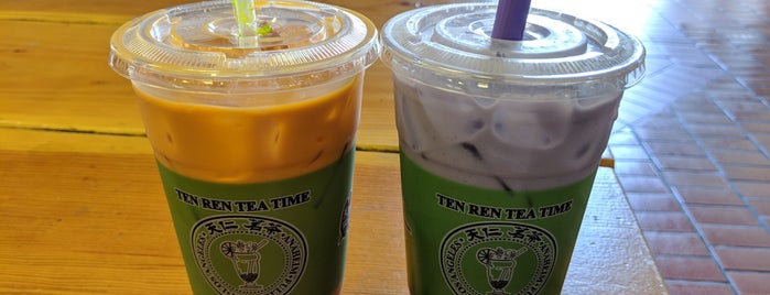 Ten Ren's Tea Bar is one of สถานที่ที่บันทึกไว้ของ jacque.