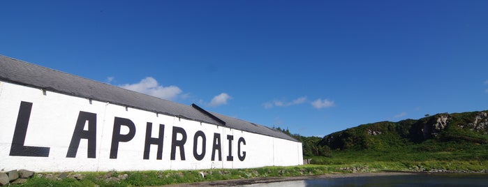 Laphroaig Distillery is one of NY, Dublin, Edinburgh.